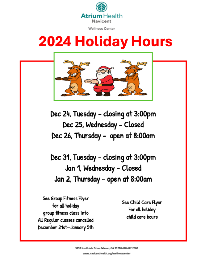 Holiday Hours